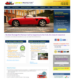 Lemon Protector Website - Home Page